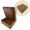Coffret kraft simple cannelure impression 1 couleur recto verso